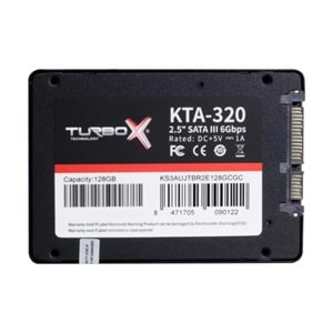 Turbox RaceTrap R KTA320 Sata3 520/400Mbs 2.5 inç 128GB SSD