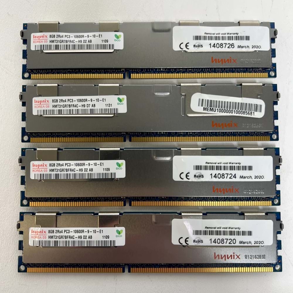 HYNİX KOREA 01/16GB DDR3/ 4RX4 PC3-8500R-10F0/SERVER RAM