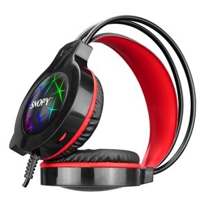 Snopy SN-GX7 CRAZY Siyah Ledli Mikrofonlu Oyuncu Kulaklığı